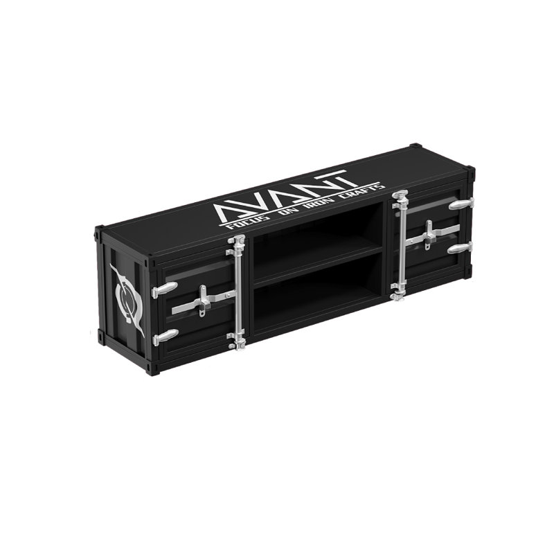 Crédence de rangement l 59,05 po Mulero, Noir