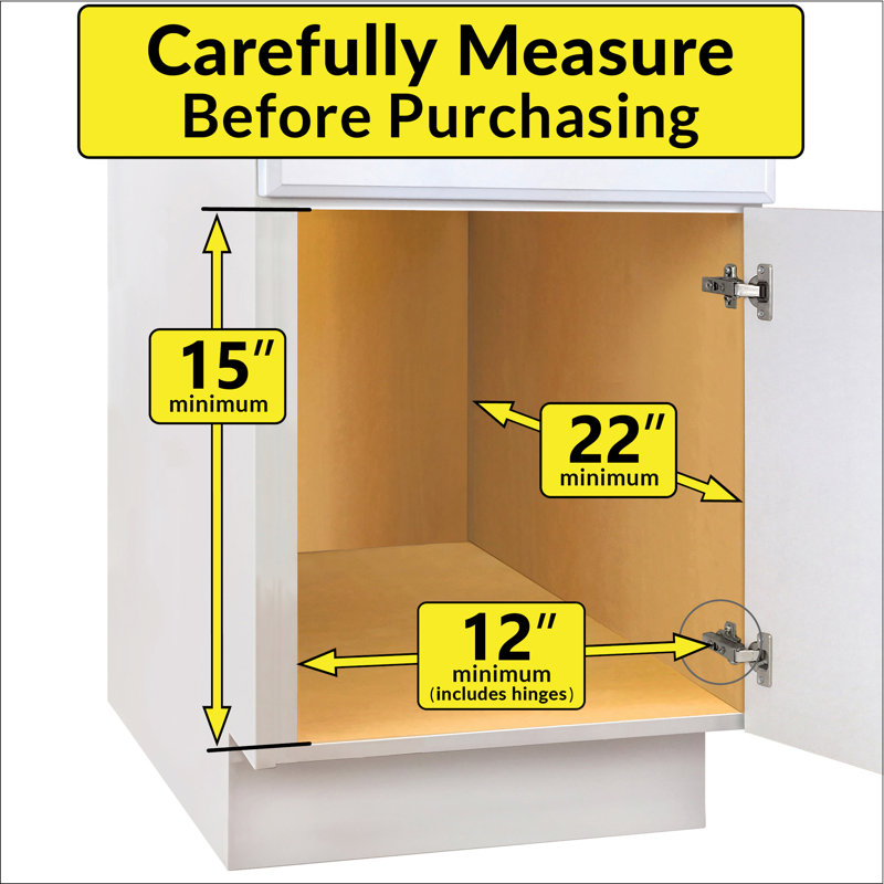 Chrome Two-Tier Pull Out Under Sink Organizer