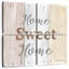 Plaque murale Kema Farmhouse Home Sweet Home
