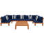 Ensemble de conversation modulaire avec coussins Tokarz-1519471909