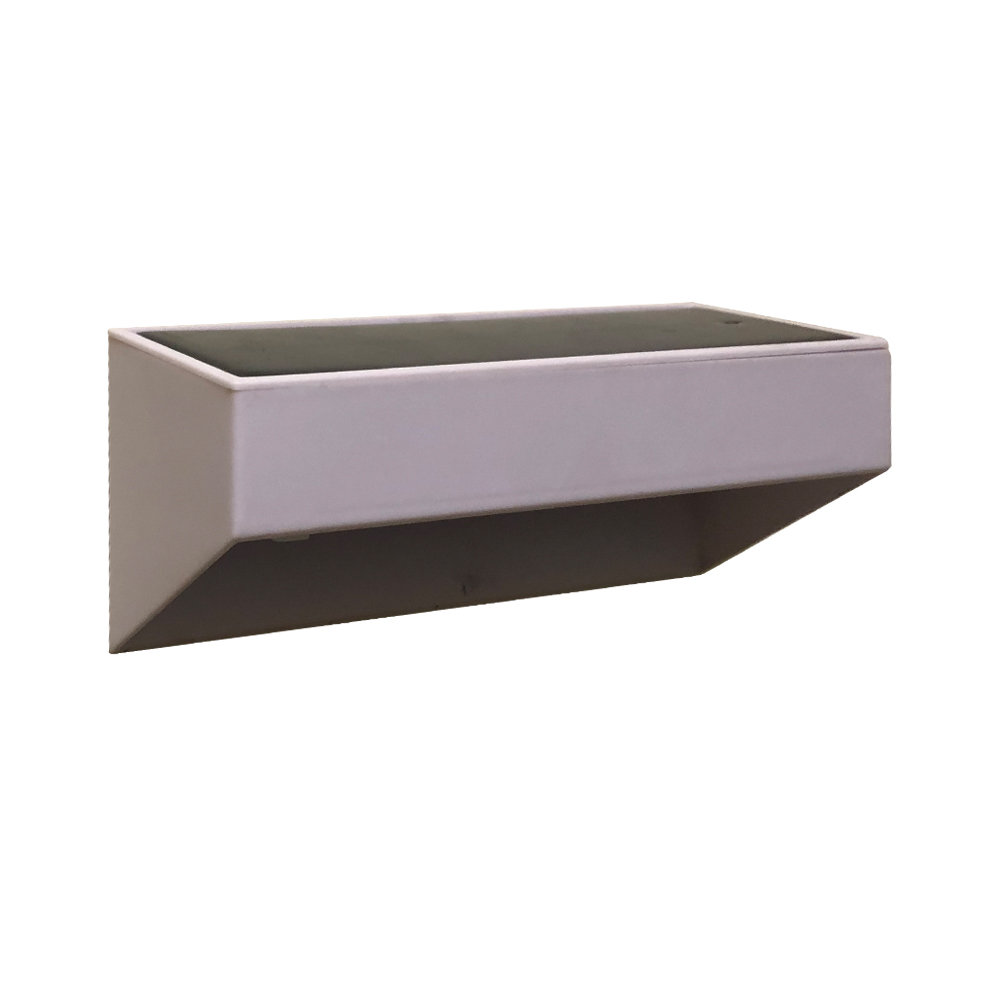 LED Solar Powered Dusk to Dawn Outdoor Security Area Light (Set of 2) Deck Impressions