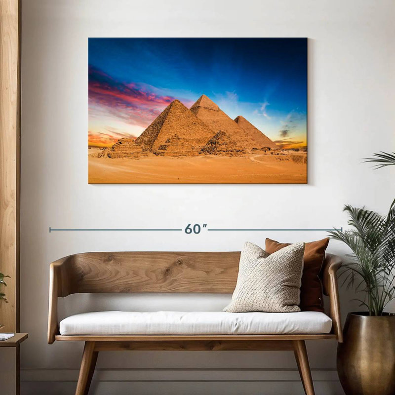 Adella Pyramids Of Giza At Sunset
