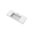 Juniper 48 inch Modern Rectangular Wall Mounted Bathroom Sink with Concealed Drain