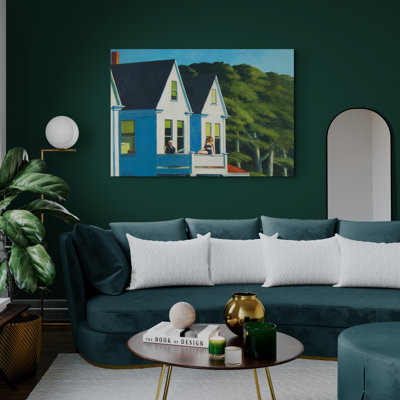 Second Story Sunlight by Edward Hopper - Wrapped Canvas Art Prints