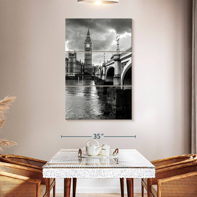 Nicci Big Ben, palais de Westminster III, H 50 po x l 32 po