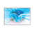 White Floater Framed