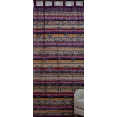 100% Cotton Semi Sheer Curtain Single Panel