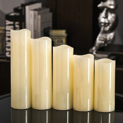 Unscented Pillar Candle