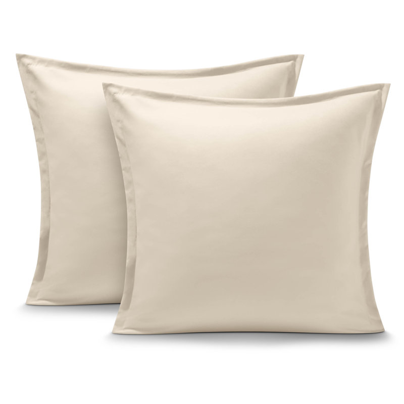 Taie décorative en polyester , Euro, Sable