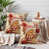 Beige red gingerbread candy