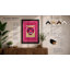 Pink Leopard Portrait Modern - Framed Print-1775862156-1775862157