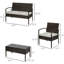 Ensemble de mobilier d'extérieur avec causeuse