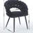 Modern Chair(Set Of 2 ) With Iron Tube Legs,  Soft Cushions And Comfortable Backrest, Suitable For Dining Room, Living Room, Cafe,Hairball Back-859534568