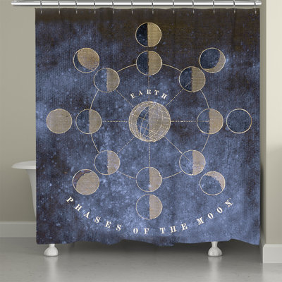 Phases Of The Moon Shower Curtain
