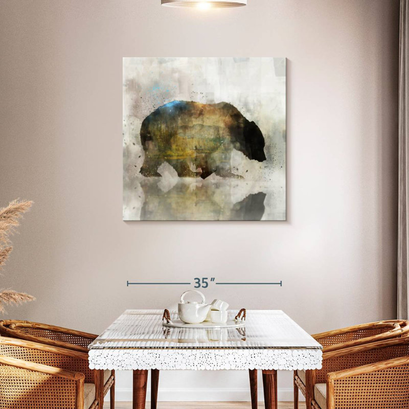 Brampt Journey Bear, 36" H x 36" W