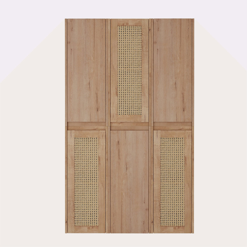 Armoire latérale de salle de bain 36 po, 6 portes à fermeture douce, montage flottant, 00512IMO * 3-00112IMO * 3 (KD-Packing)