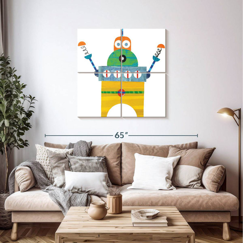 Ashelle Robot Party III, H 38 po x l 38 po