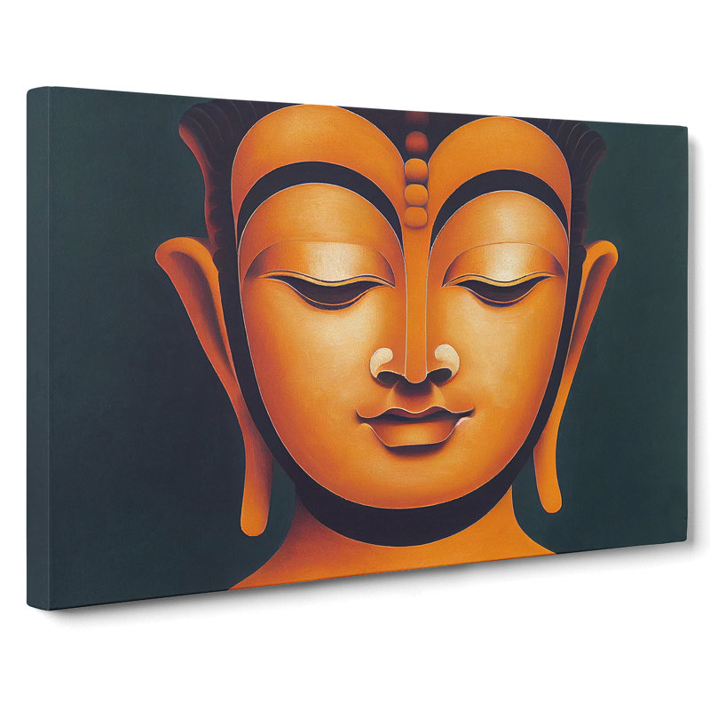 Golden Buddha Vol.2 - Wrapped Canvas, 40cm H x 60cm W x 3cm D