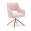 Fauteuil pivotant rembourré Breann-93705357