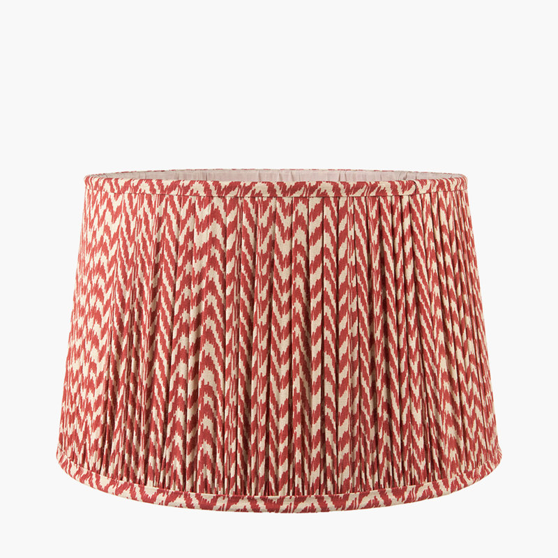 Mio Cotton Empire Lamp Shade ( Uno ), Red, 24.5cm H x 40cm W x 40cm D