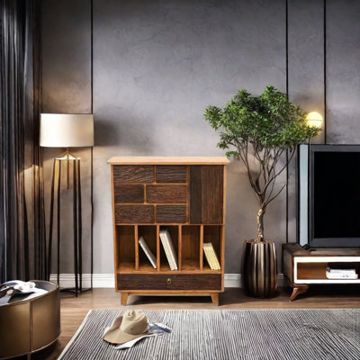 Solid Wood Accent Cabinet