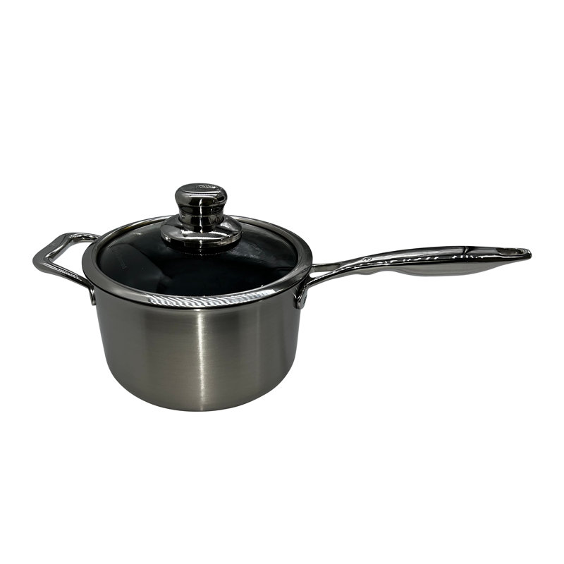 Swiss Diamond Prestige Saucepan with Lid, 3.9 Qt