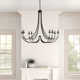 Drea 8 Light Metal Chandelier