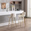 Ensemble de 30 tabourets de bar 30 po avec tabouret de comptoir en velours chromé