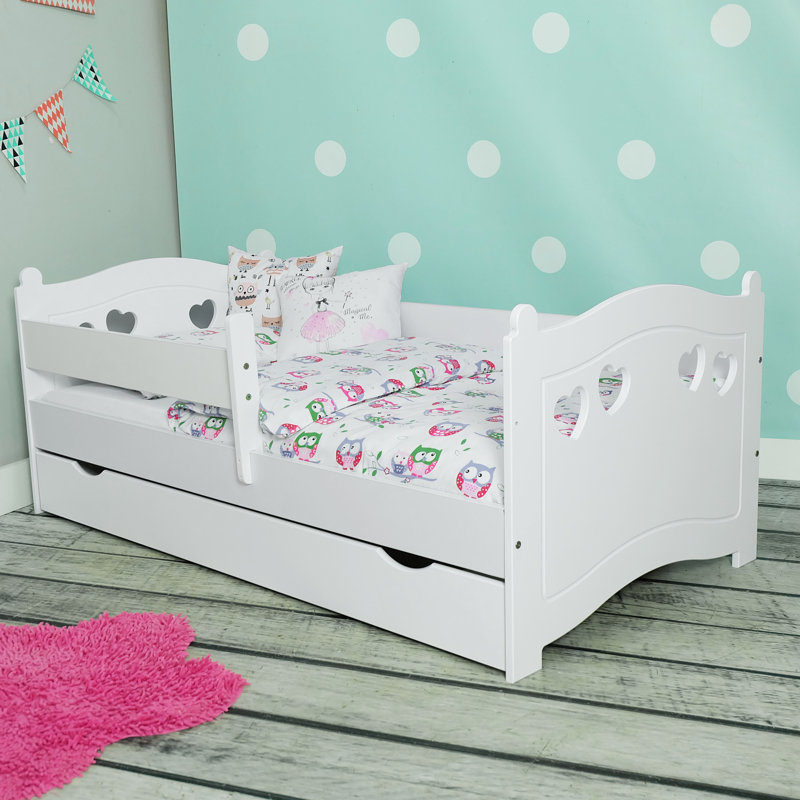 Raymond Kids with Drawers, Toddler (80 x 140cm), 80 x 140cm, White