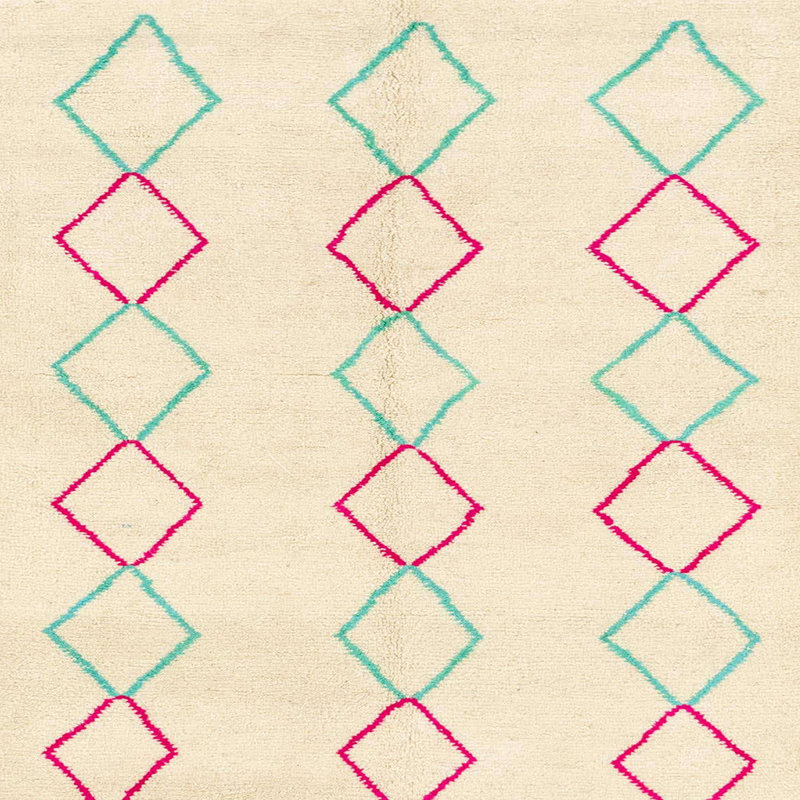 Abstract Indoor Rug, Square 7'