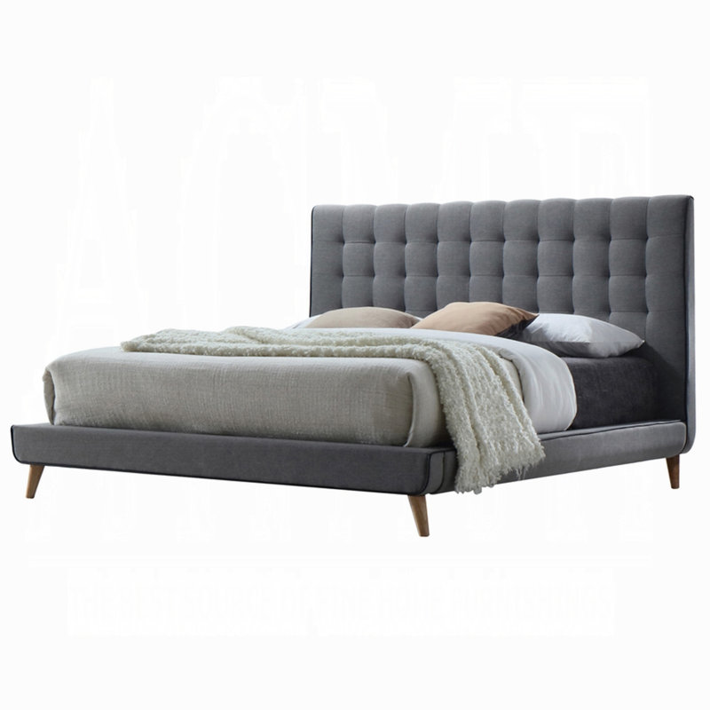 Valda Upholstered Platform Bed, Queen