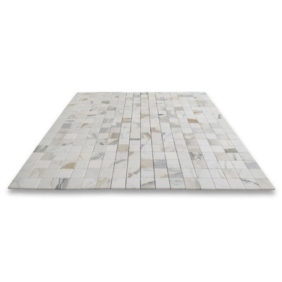 Calacatta 12" x 12" Marble Mosaic Tile