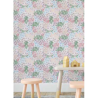 Peel & Stick Flowers Double Roll