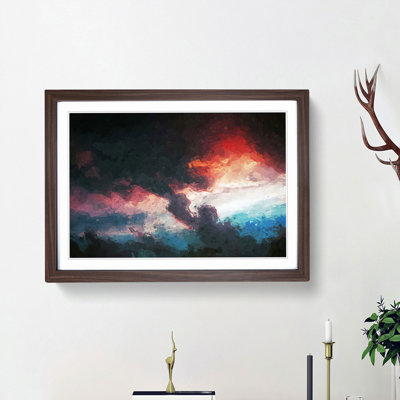 Dancing Sky in Abstract - Picture Frame Graphic Art Print