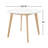 40-Inch Round Dining Table