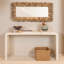 Big Driftwood Framed Wall Mirror
