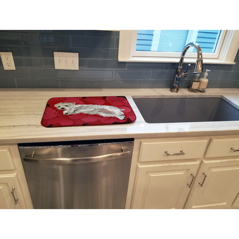 Tapis de séchage Westie