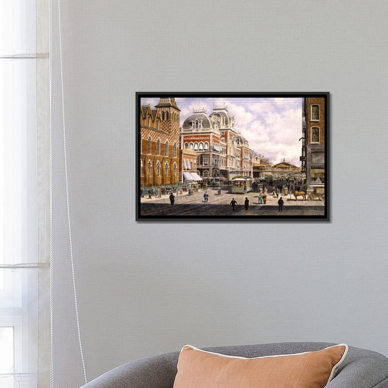 «New York: Central Station» par Stanton Manolakas, reproduction d'art sur toile, H 18 po x l 26 po x P 1,5 po, Pas de tapis