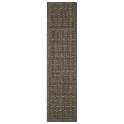 Tapis en sisal et en jute à tissage jacquard Nigella