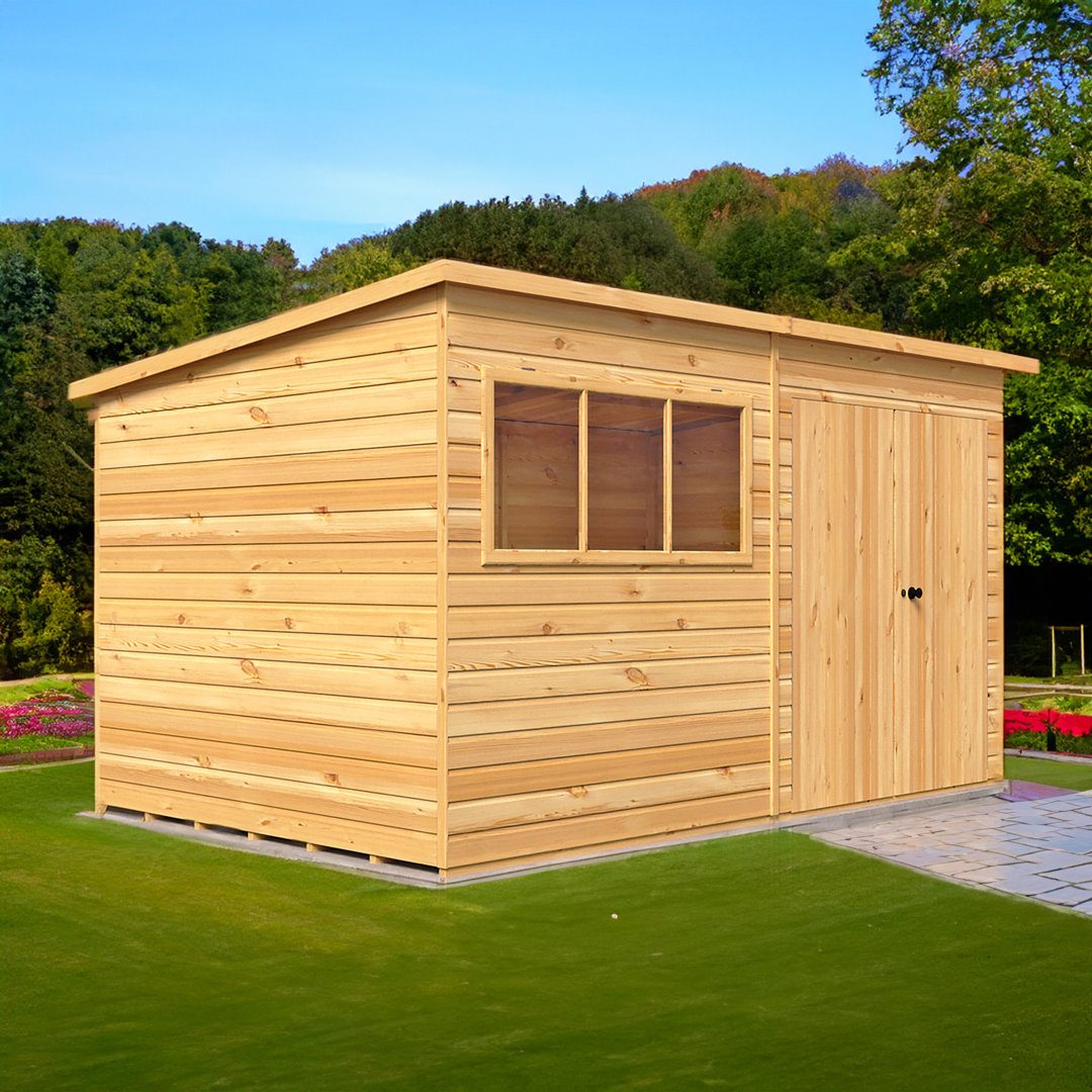 Shire Ranger Premium Shiplap Shed Workshop 12 Ft X 8 Ft