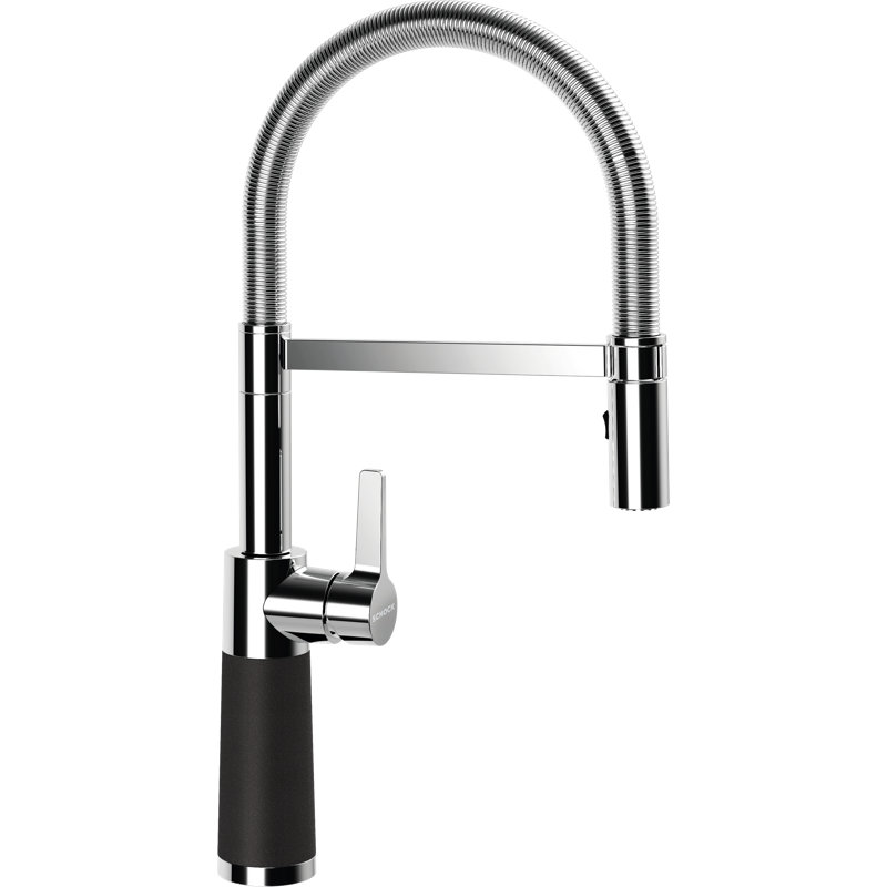 High-Pressure Single-Lever Mixer Tap Sc-550, Nero