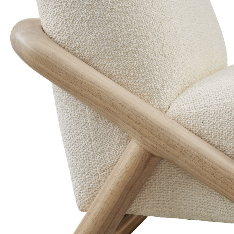 Chaise d'appoint Gabel, Chêne crème