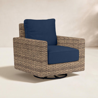 Havana Sunbrella® Swivel Patio Rocking Chair