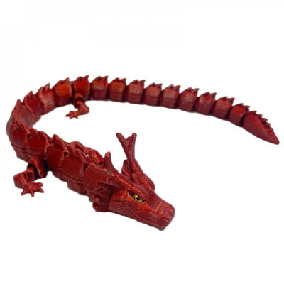 3D Printed Sparkly Dragon Figurine
