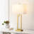 28.5" Metal Table Lamp Set With USB, Type-C Ports And Built-in Outlet-358365690