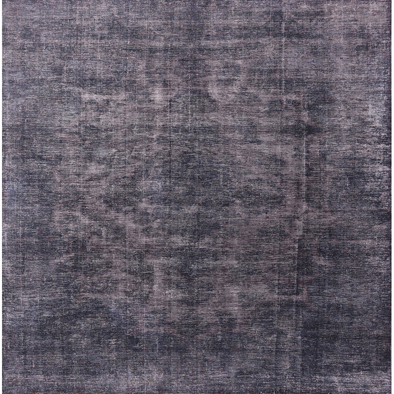Tapis noir Iser, Carré 7 pi