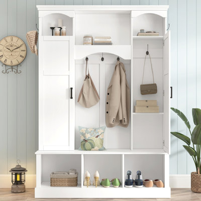 Hall Tree 53.5'' Wide For Hallway