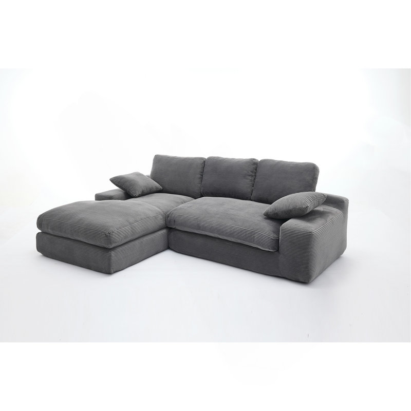 Ensemble de canapé modulaire de salon 99 * 69 ", Gris