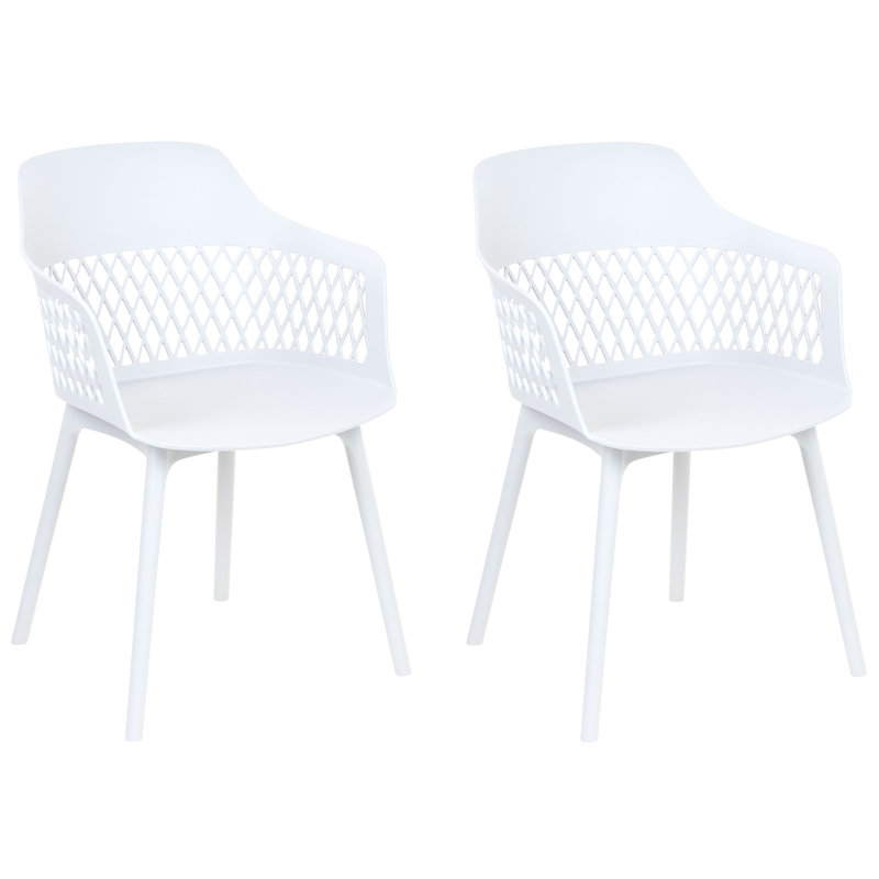 Brazzell 46cm H Armchair, White