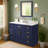 48'' Single Bathroom Vanity with Drawer, Shelf, Outlet, and Engineered Marble Top-70208318-70208320